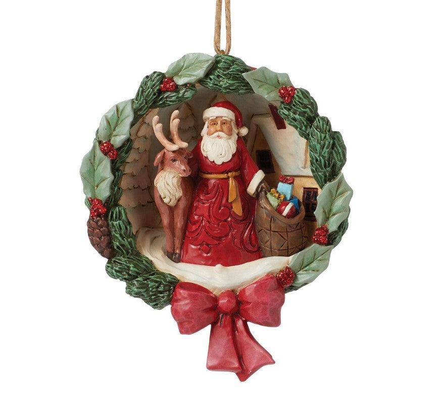 EP8080 - Santa Ornament : 5.71 in H