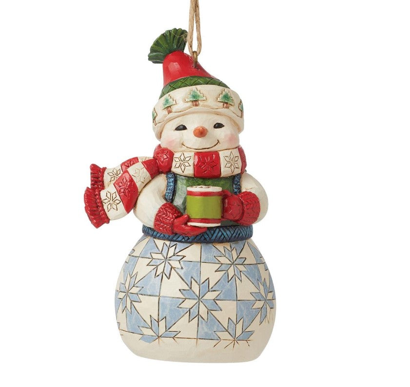 EP8091 - Snowman Ornament : 4.53 in H