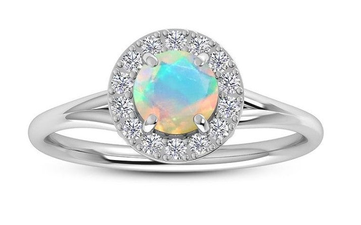 SA0335-Ethiopian Opal Ring