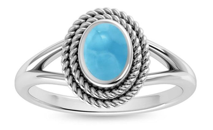 SA0336-Larimar Ring