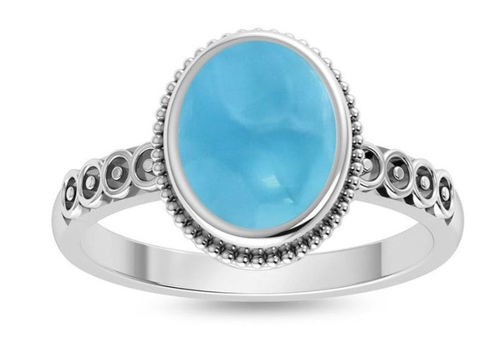 SA0337-Larimar Ring