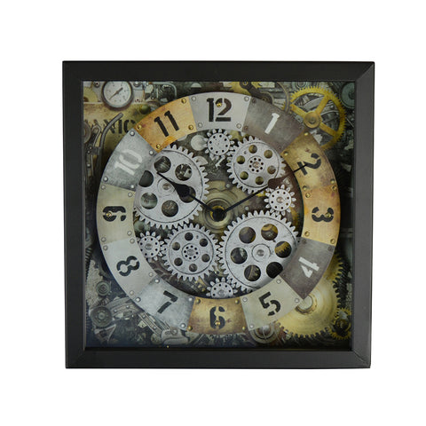 TS0042-Gear Clock : 11"