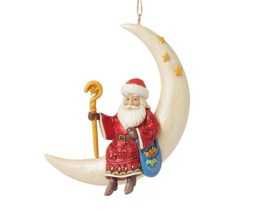 EP8087 - Santa Ornament : 3.74 in H